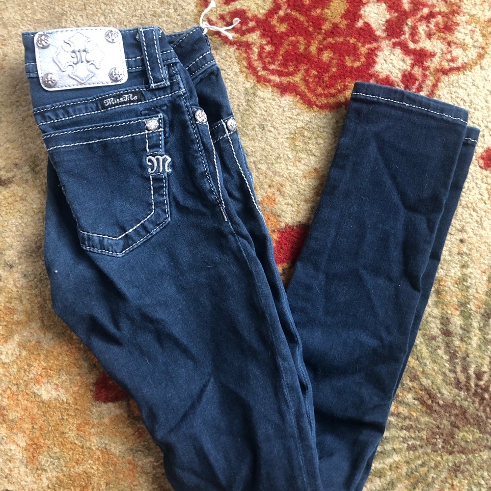 Miss me skinny jeans size 24 dark wash